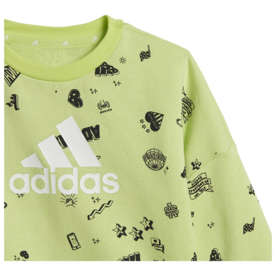 Adidas Βρεφικές φόρμες σετ I Brand Love Q3